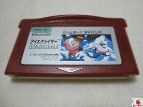 Software Only GAMEBOY ADVANCE Famicom Mini Ice Climber Japan