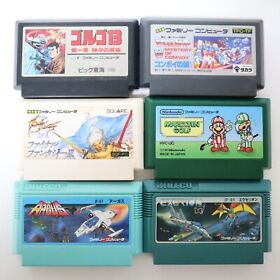 Nintendo Famicom Game lot 6 EXERION , ARGUS , Final Fantasy III other