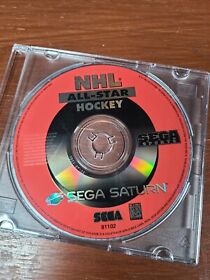 NHL All-Star Hockey (Sega Saturn, 1995) Disc ONLY - Tested + Working