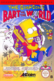 The Simpsons Bart vs The World NES BOX ART Premium POSTER MADE IN USA - NES111