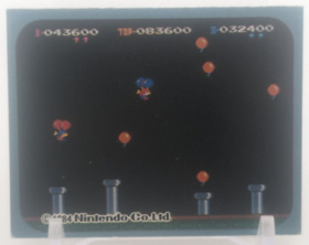 Balloon Fight #117 Family Computer Card Menko Amada Famicom Konami 1985 Japan A2