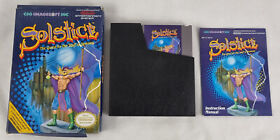 Nintendo NES Game - Solstice. The Quest For The Staff Of Demnos. Boxed + Manual.