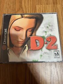 D2 (Sega Dreamcast, 2000) Disks Are Flawless. 100% Complete