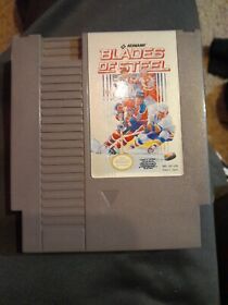 BLADES OF STEEL Original Nintendo NES Game Tested + Working & Authentic!