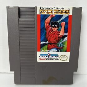 Flying Dragon: The Secret Scroll (Nintendo NES, 1989) Authentic - TESTED !
