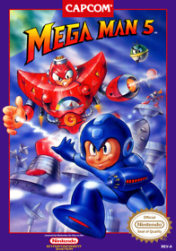 Mega Man 5 NES Nintendo 4X6 Magnet Video Game Fridge Magnet