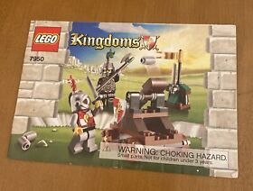 LEGO 7950 Kingdoms Knights Showdown Instruction Manual Only -No Pieces
