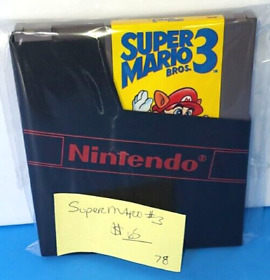 Super Mario Bros 3 (Nintendo Entertainment System 1990) cartridge, Manual & Hold