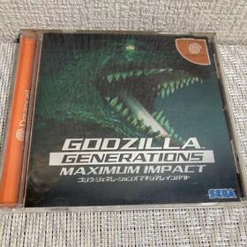 Promotional Dreamcast/Godzilla Generationsimpa from japan Rare F/S Good conditio