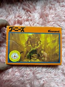 Famicom Goonies 1 FC Action Adventure Game Nintendo with Box  1986 Retro Used 2