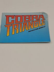 Nintendo Cobra Triangle NES Instruction Booklet Manual