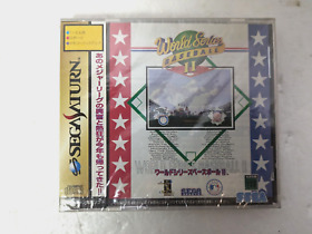 World Series Baseball II   Sega Saturn SEGA SS Japan manual  obi New