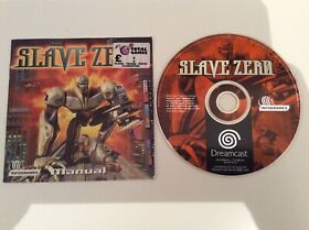 Sega Dreamcast Slave Zero Disc And Manual Only
