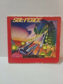 Sol-Feace (Sega CD, 1992) Complete GAME + CASE RaRe & Authentic