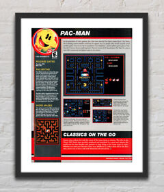Pac-Man Nintendo NES Glossy Review Poster Unframed G2067