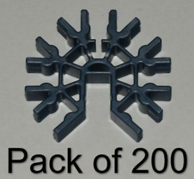 (200) K'nex Metallic Blue 7 Position 3D Connectors -KNEX Replacement Parts Piece