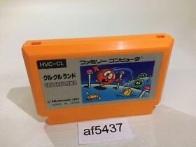 af5437 Clu Clu Land NES Famicom Japan