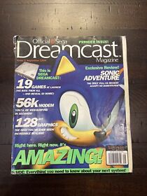 Official Sega Dreamcast Magazine Issue 1 September 1999 Premier Issue Sonic