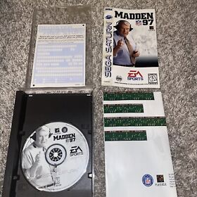 Madden NFL 97 - (Sega Saturn Game, 1996) - Complete - Tested FREE SHIPPING