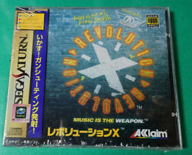 Revolution X Music is the Weapon Game Software Sega Saturn ACCLAIM Deadstock