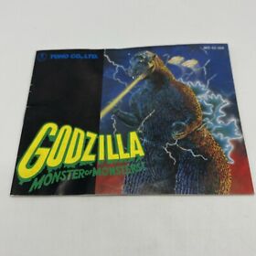 Nintendo NES Manual Only Godzilla Monster Of Monsters! NES-GZ-USA