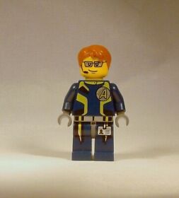 LEGO Agents Minifigure Agent Fuse with Dual Head 8635 8637 Orange Hair Genuine