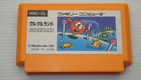 Famicom Games  FC " Clu Clu Land "  TESTED /550213