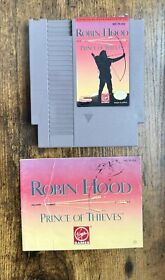 Robin Hood: Prince of Thieves - Nintendo NES 1991 Cartridge & Manual - Tested