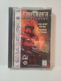 Crusader: No Remorse (Sega Saturn, 1996) CIB Complete Nice Shape Authentic Game