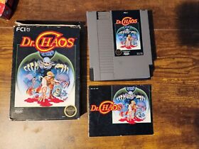 Dr. Chaos Nintendo NES VIDEO GAME COMPLETE IN BOX 