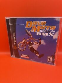 Dave Mirra Freestyle BMX Sega Dreamcast Case & Manual Disc Not Working Complete