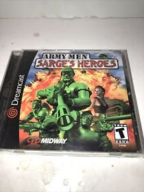 Army Men: Sarge's Heroes Video Game (Sega Dreamcast, 2000) Midway Complete