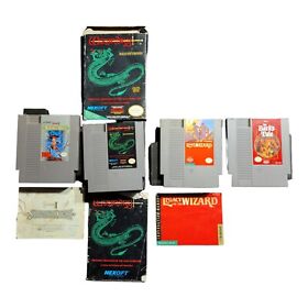 Nes Lot The Bard's Tale, Legacy Of The Wizard, Wizardry Overlord, Simon's Quest