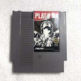 Nintendo NES PLATOON Tested & Working Authentic Cartridge Only 1988 -FAST SHIP!
