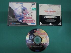 Mega CD -- Dark Wizard -- Sega Genesis. JAPAN GAME. 12861