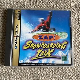Sega Saturn Zap! Snowboarding Trix  Japanese FREE SHIPPING!
