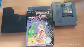 DRAGON'S LAIR, NES, GAME AND BOX, GENUINE, PAL-B