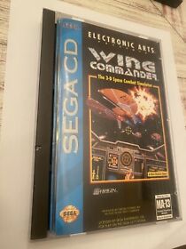 Wing Commander (Sega CD, 1994) *CIB* Used Great Condition Free Shipping 