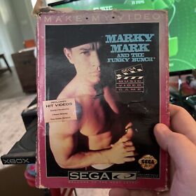 Marky Mark and the Funky Bunch: Make My Video (Sega CD, 1992) Outer Box Rough