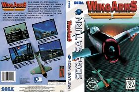Wing Arms Saturn Replacement Case + Box Art Work Cover Only