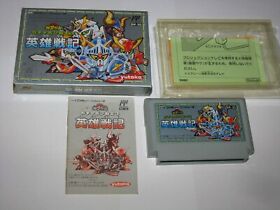 SD Gundam Gachapon Senshi 3 Famicom NES Japan import boxed + manual US Seller