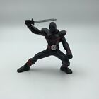Stealth Black Ninja Sword Toy Figures PVC Plastic California Costumes