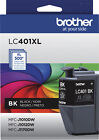 Brother - LC401XLBK High-Yield Ink Cartridge - Black