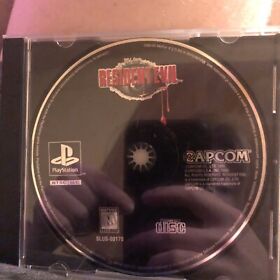 PS1 Resident Evil (Sony PlayStation 1, 1996) Disc Only  Rare Original Tested