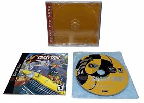 Crazy Taxi Sega Dreamcast Complete CIB w/ Manual & Mint Disc Tested & Works