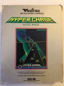 🔥 Hyper Chase cart for Vectrex TESTED with box, insert, overlay