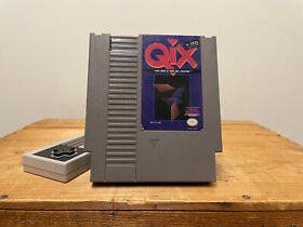 Qix NES Game Cartridge + Sleeve, CLEANED & TESTED, FREE SHIPPING