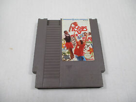 HOOPS Nintendo NES Video Game Cartridge Authentic!