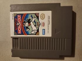 MONOPOLY (Nintendo NES) Game Cartridge Only.  WORKS