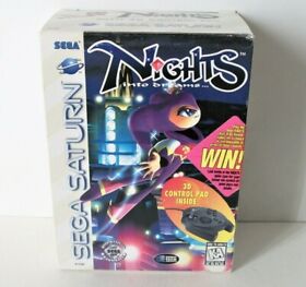 NiGHTS Into Dreams Big Box Only NO GAME Sega Saturn Original Empty No Controller